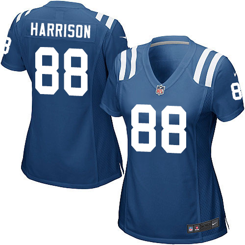 Women's Game Marvin Harrison Nike Jersey Royal Blue Home - #88 NFL Indianapolis Colts